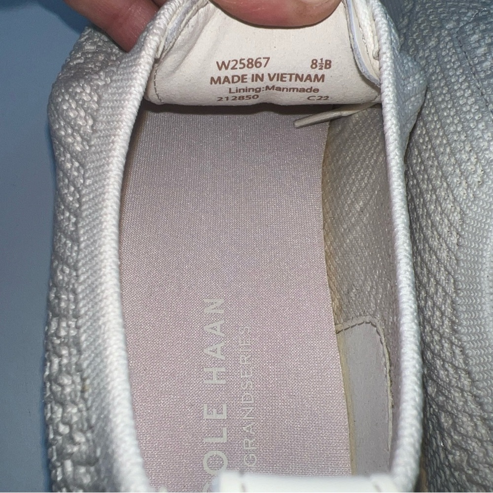 Cole Haan GrandPro Contender Stitchlite Oxford Sneaker Knit Ivory Women’s SZ 8.5 - Picture 10 of 10
